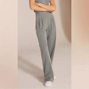 Favorite Daughter Frost Gray Trousers Size 12 B2088